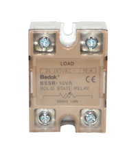 BSSRE-10VA 500KOHM/2W Potansiyometre İle Sürülebilen,24-380VAC Çıkış Voltajı,10A Monofaze SOLİD STATE RELAY(SSR Röle)