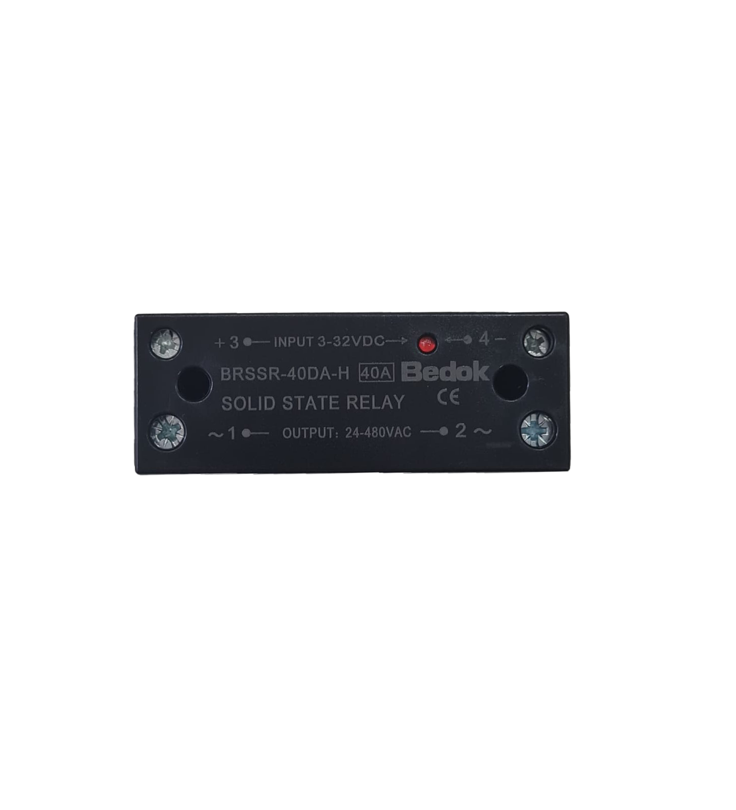BRSSR-40DA-H BEDOK RAY TİPİ SSR 3-32VDC Tetikleme,24-480VAC Çıkış Voltajı,40A Monofaze SOLİD STATE RELAY(SSR Röle)