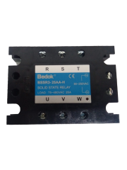 BSSR3E-25AA BEDOK 80-250VAC Tetikleme,24-480VAC Çıkış Voltajı,25A Trifaze SOLİD STATE RELAY(SSR Röle)