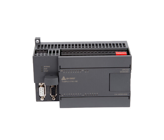 CTS7 114-1AD20-0620 | Trust PLC CTSC-100 CPU124 XP, 24VDC güç kaynağı, 1 2DI ×24VDC , 8DO ×24VDC , 4AI , 2AO, çift kanallı iletişim  CPU124XP, Transistör çıkışı (114-1AD20-0620)