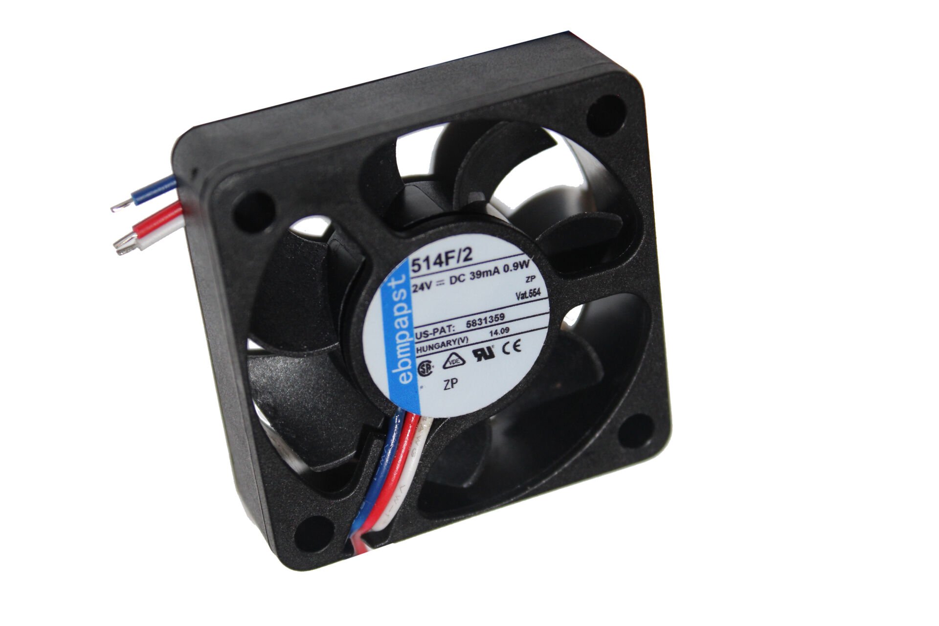 514F/2 | DC Tubeaxial Fan | 50×50×15 mm | Yüksek Performanslı DC Soğutma Fanı