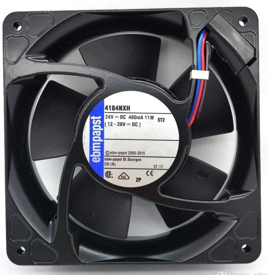 4184NXH | 24V DC 460mA 11W 119×119×38mm 133 CFM 180 Pa IP20 Lock Sensor Tubeaxial Fan