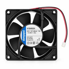 4184NXH | 24V DC 460mA 11W 119×119×38mm 133 CFM 180 Pa IP20 Lock Sensor Tubeaxial Fan