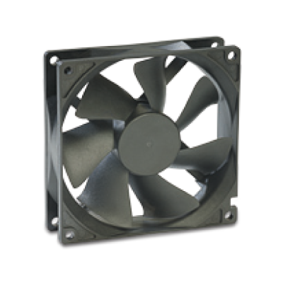 8A230HBAC 80X80X25MM,220VAC AKSİYEL,ALİMİNYUM KARE,RULMANLI,2 KABLOLU HİCOOL FAN