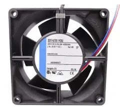 3314/39H3U | 24V 0,25A 6W Soğutma Fanı 92X92X32MM 3 Kablolu