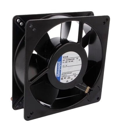 5114N | DC Fanları DC Tubeaxial Fan 135x135x38mm 153CFM 9.5W 122Pa 3x Wire Lock Sensor IP20