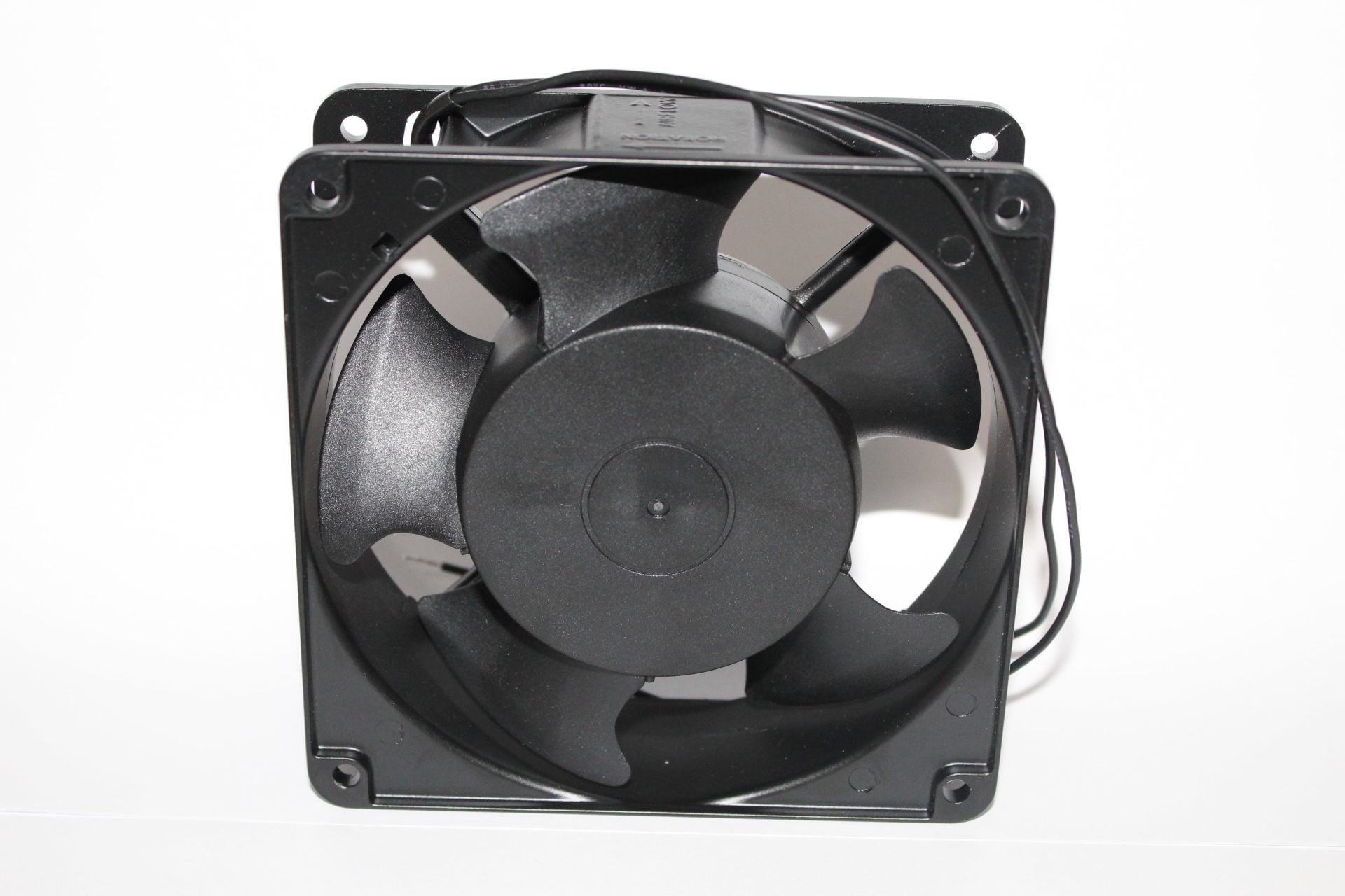 12A230HBAC 120X120X38MM,220VAC AKSİYEL,ALİMİNYUM KARE,RULMANLI,2 KABLOLU HİCOOL FAN