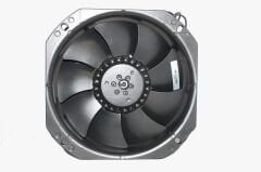 225A230HBAC-M 225X225X80MM,230VAC AKSİYEL,TAMAMI METAL KARE,RULMANLI,2 KABLOLU HİCOOL FAN/W2E200-HK38-01 EBMPAPST MUADİLİ