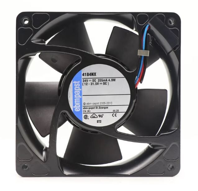 4184NX | DC Fanları DC Tubeaxial Fan 24V DC 205mA  4,9W 119x119x38mm
