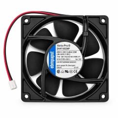 DV4118/2NP 48V DC 0.46A 22W (36-53V DC) 119x119x38mm Speed Signal Open Collector Output 2 Kablolu DC Tubeaxial Fan