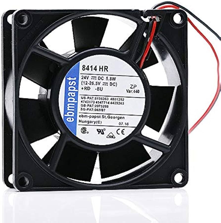 8414HR | 24V DC 5.8W 80x80x25mm 2 Kablolu Fan