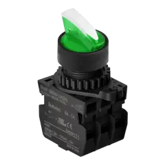 S2SRN-L7G2ADM | Montaj Deliği ø22/25mm Yuvarlak Seçim Butonu Kontrol Anahtarı