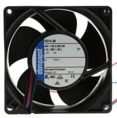 3214JH 24V DC 0.38A 86CFM 9W 55dBA 6800RPM 92x92x38mm Ball Bearing DC Tubeaxial Fan