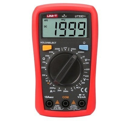 Unit UT33D+ 600v 10A Dijital Multimetre