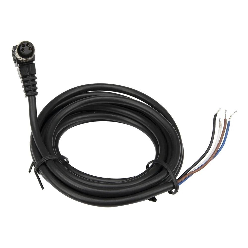 P8E-4RV5 METRİK 8 4 PİN 90° PVC KABLOLU KONNEKTÖR 5 MT