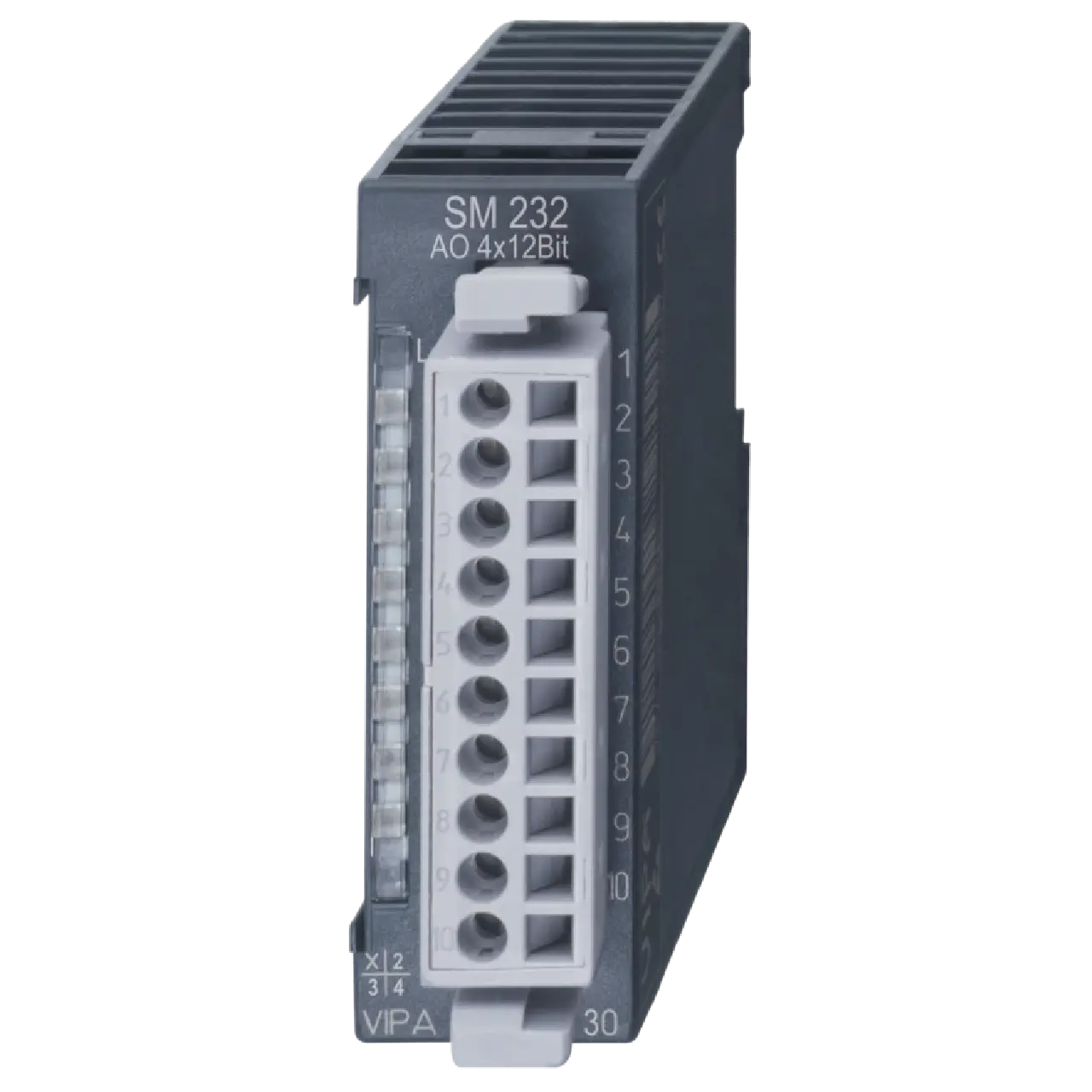 VİPA 232-1BD30 | SM 232 Analog Çıkış Modülü 4AO 12 Bit +/-10V ECO