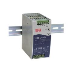 TDR-240-24 TDR24024 24Vdc 10.0Amp DIN Rail Trifaze  MEANWELL |