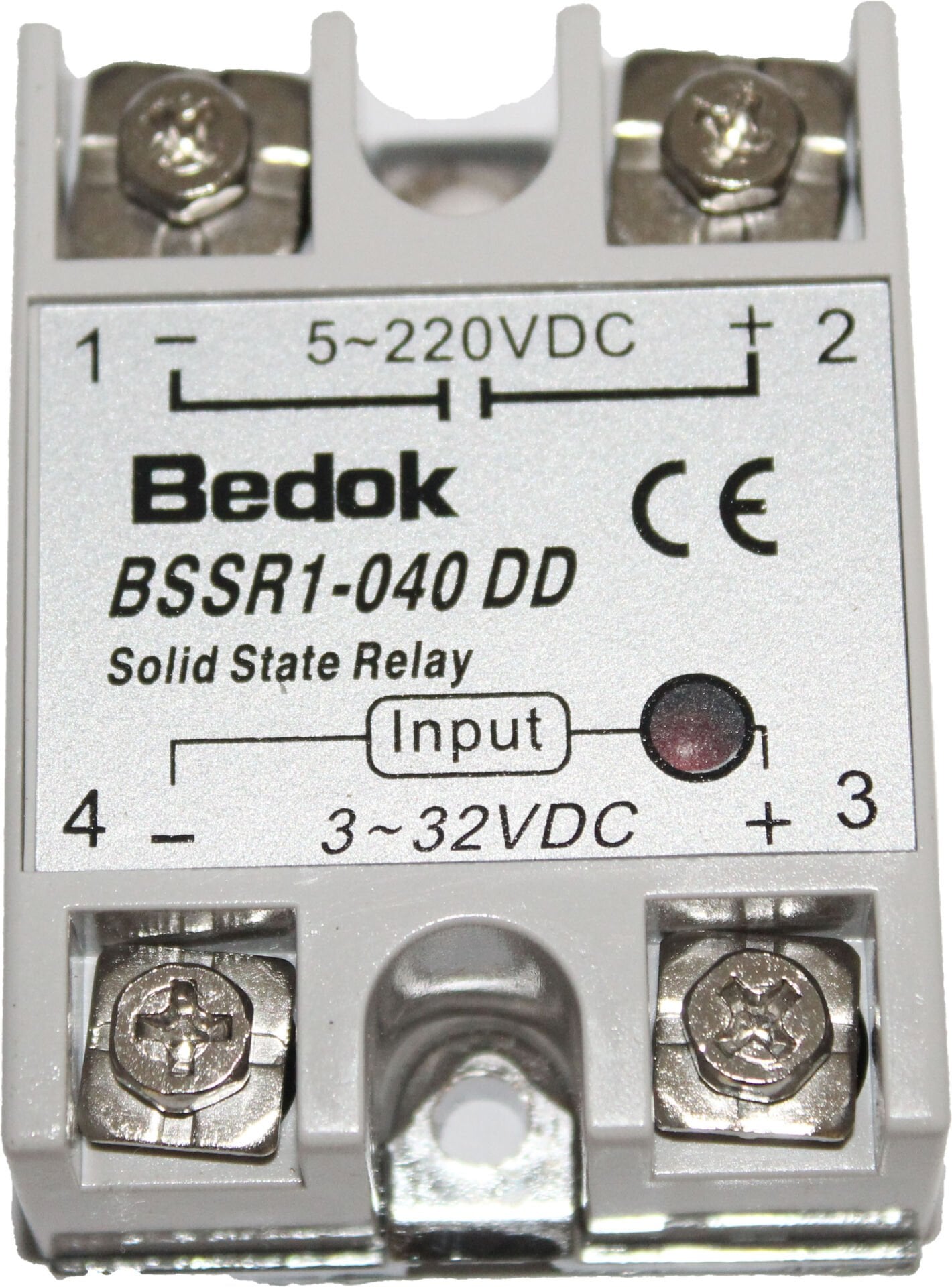 BSSR1-040DD 3-32V DC Tetikleme, 5-220V DC Çıkış Voltajı,40A Monofaze SOLİD STATE RELAY(SSR Röle)