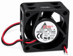ETRİ 280DL1LP 12V DC 0.72W 40X40X20mm 2 KABLOLU DC AXİAL FAN
