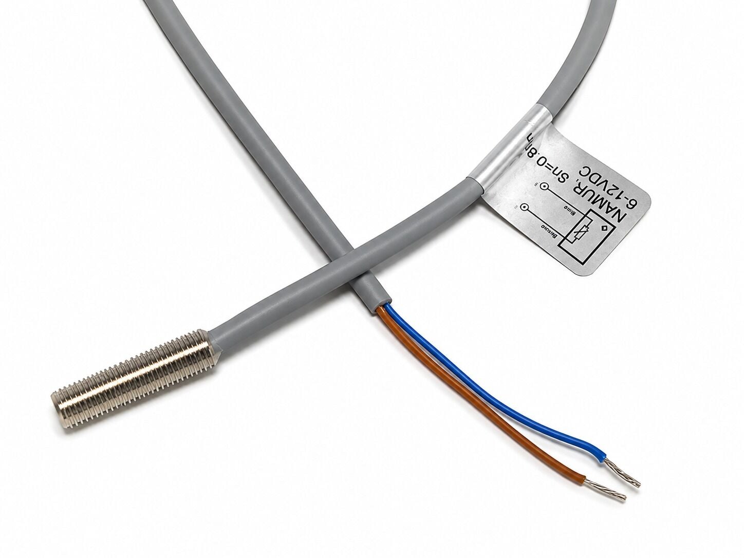 I6SF-M050.8NA M5 6-12VDC 0.8 MM ALG. DÜZ KAFA 2 MT KABLOLU NAMUR
