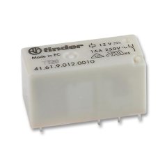 (F.41.61.9.012.0010) PCB RÖLE 5 MM PİN AgNİ 1CO 16 A. 12VDC