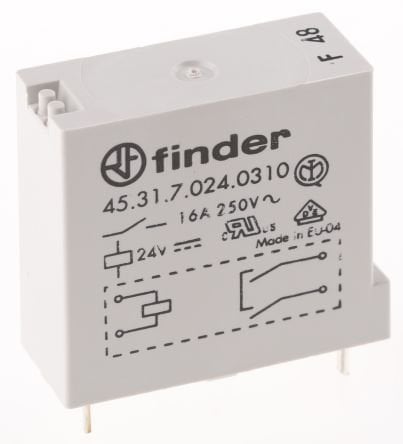 (F.45.71.9.012.0310) MİN.PCB RÖLE+FASTON250, NOR.12VDC,5MMPİN.1NA KONTA
