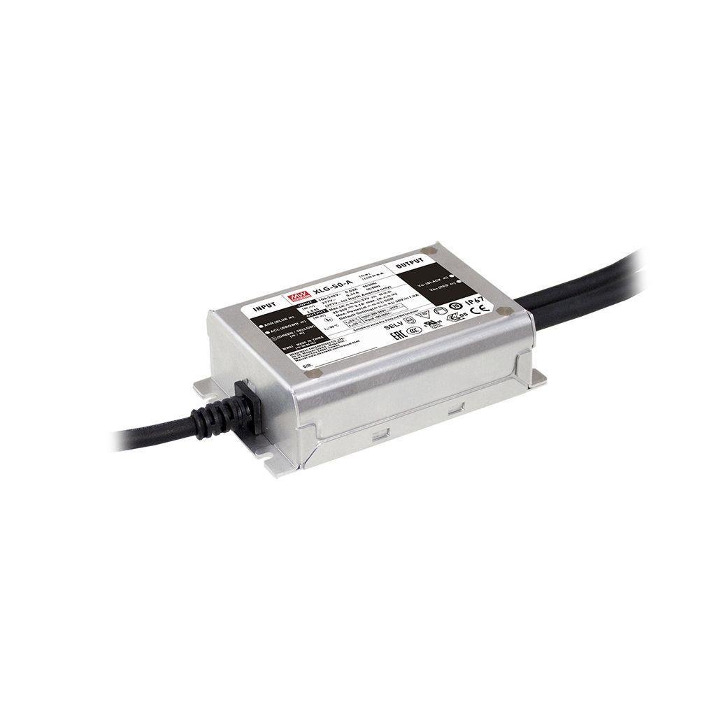 XLG-50-A  22~54Vdc,530~2100mA Constant Power,ADJ.