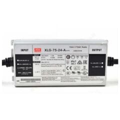 XLG-075-24-A  24Vdc,3.1Amp,Current Adj.,(16.8~24Vdc CC)  MEANWELL