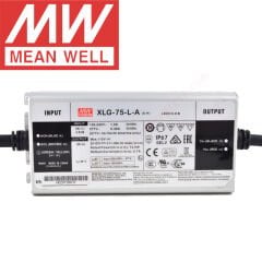 XLG-075-L-A  53~107Vdc,700~1050mA Constant Power,+ADJ.  MEANWELL