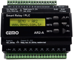 AR2-A-24VDC-14D-TR Akıllı Röle / PLC