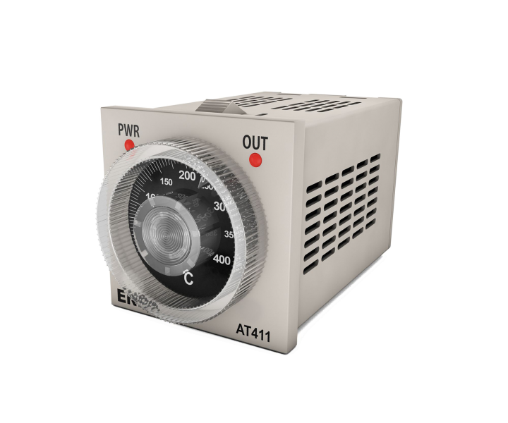 AT411-230-K07-FE-400 Oransal Analog Sıcaklık Kontrol 48x48mm 230V AC +%10 -%20  ENDA | AT411-FE-K-400-230 VAC Muadili