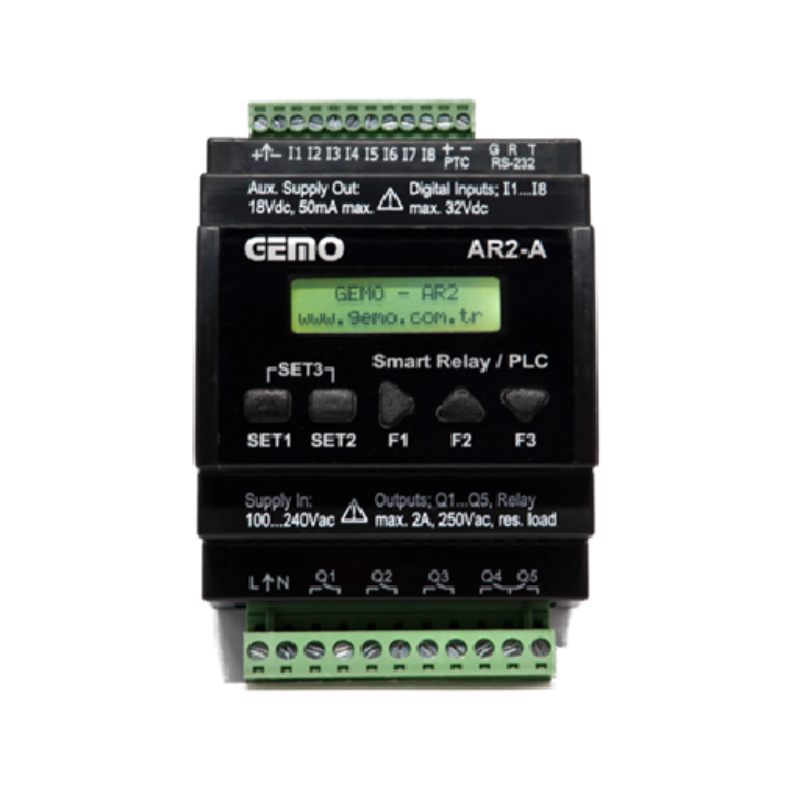 AR2-A-230VAC-8D Akıllı Röle / PLC
