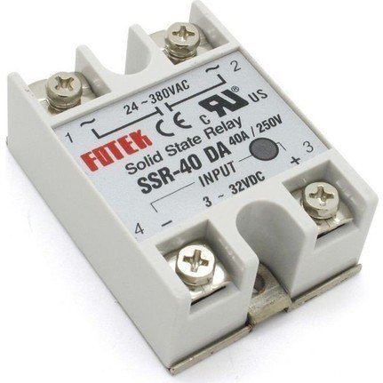SSR-40DA FOTEK 3-32VDC Tetikleme,24-380VAC Çıkış Voltajı,40A Monofaze SOLİD STATE RELAY(SSR Röle)
