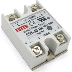 SSR-40DA FOTEK 3-32VDC Tetikleme,24-380VAC Çıkış Voltajı,40A Monofaze SOLİD STATE RELAY(SSR Röle)