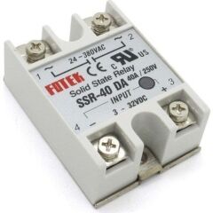 SSR-40DA FOTEK 3-32VDC Tetikleme,24-380VAC Çıkış Voltajı,40A Monofaze SOLİD STATE RELAY(SSR Röle)