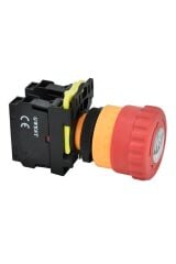 A5-01ZFD-24   KIRMIZI ACİL STOP/LEDLİ 24 VDC