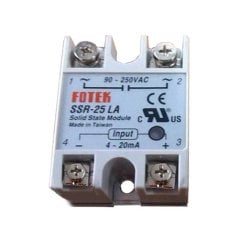 SSR-25LA SCR-25LA FOTEK 25A 4-20MA GİRİŞLİ SCR KONTROL