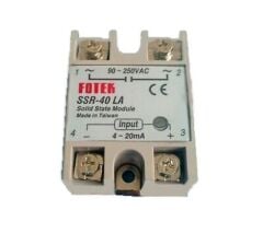 SSR-40LA SCR-40LA FOTEK 40A 4-20MA GİRİŞLİ SCR KONTROL