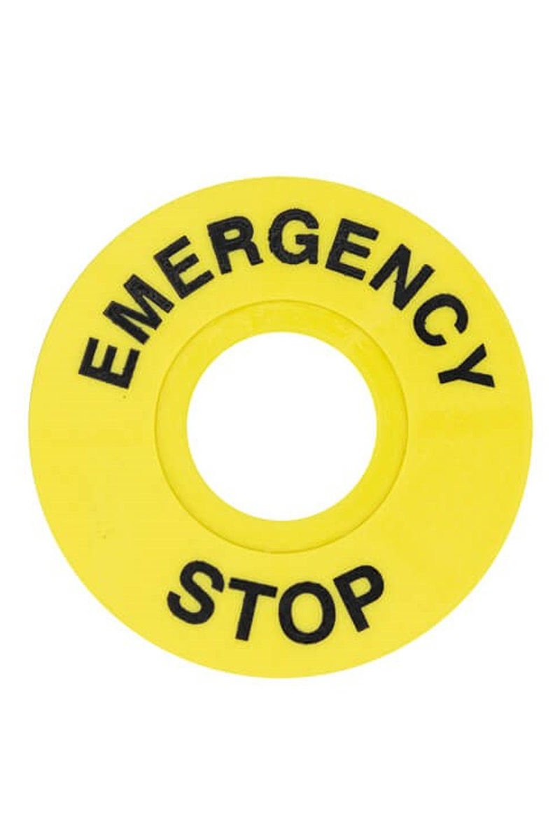 FD/60   Q60 EMERGENCY ETİKET