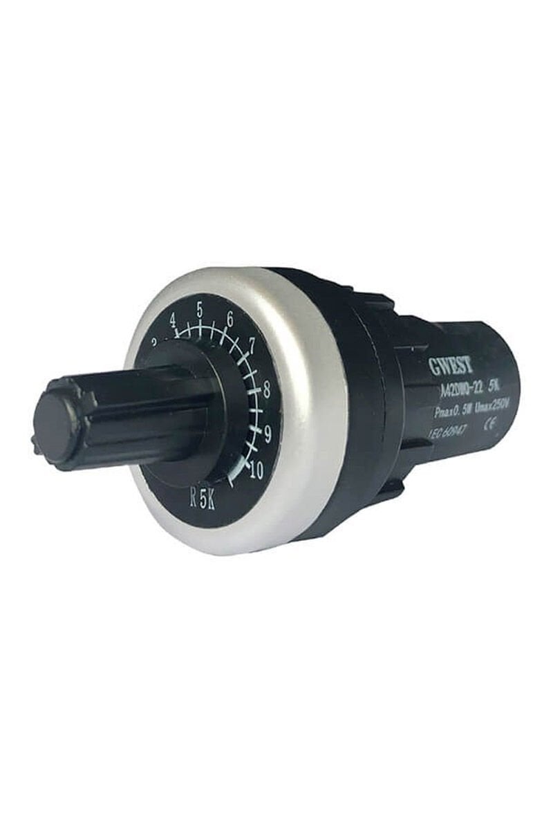 APT22-5K   5K TEK TUR 22MM POTANSİYOMETRE