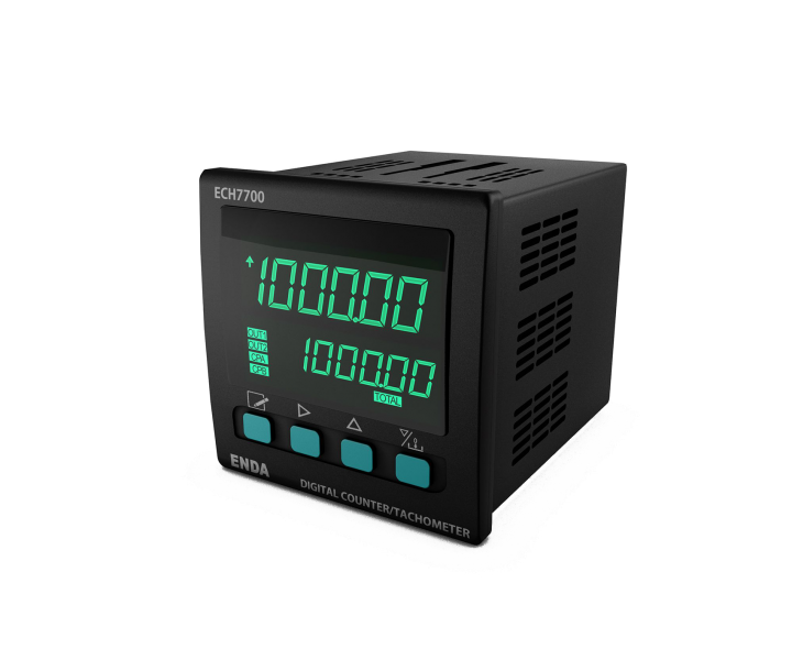 ECH7700-LV  Dijital Sayıcı Takometre 72x72mm 10-30V DC / 8-24V AC  ENDA | ECH7700-SM Muadili