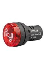22DS/MS24   22 mm 24V LEDLİ BUZZER