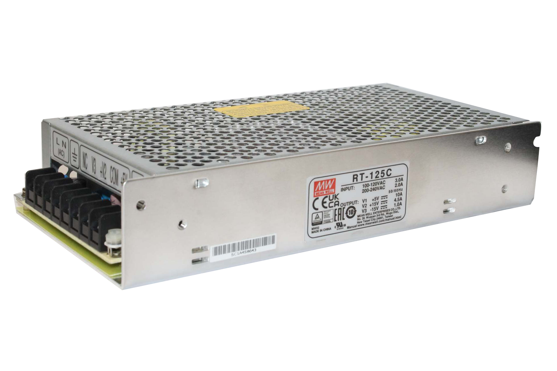 RT-125C RT125C +5/+15/-15 Vdc  MEANWELL |