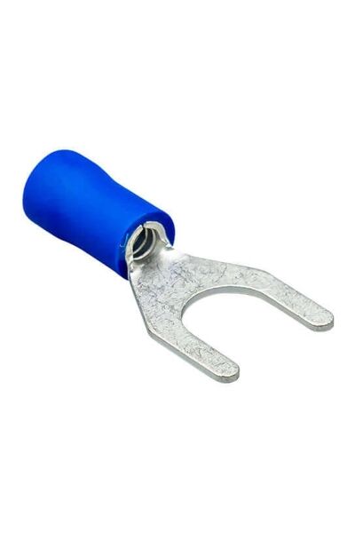 GÇU-5002(200'lü paket)   MAVİ-ÇATAL TİP KABLO UCU