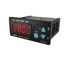 ETM2432-LV  Dijital Zaman Rölesi 77x35mm 10-30V DC / 8-24V AC  ENDA | ETM2432-SM  Muadili