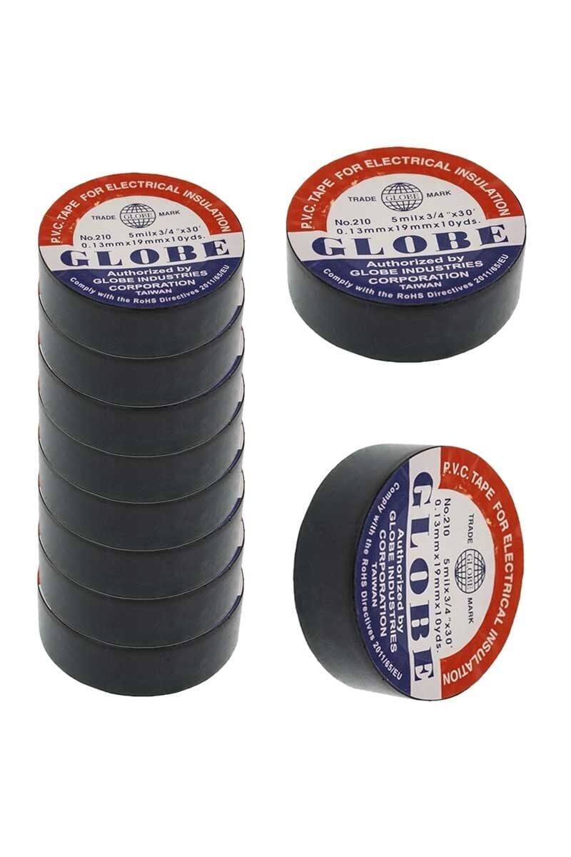 GLOBE İZOLE BANT   19MM SİYAH