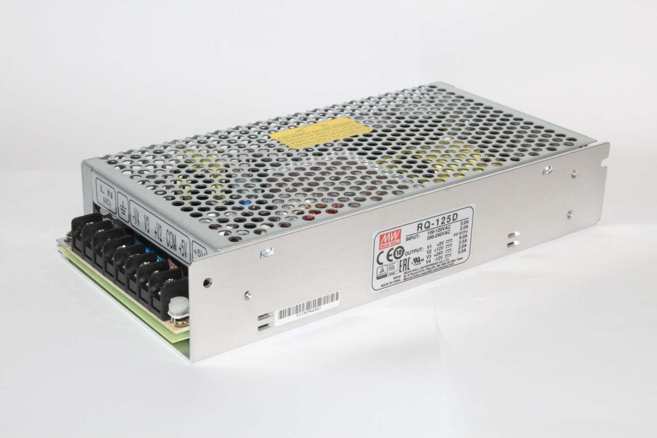 RQ-125D RQ125D +5/+12/+24/-12Vdc MEANWELL