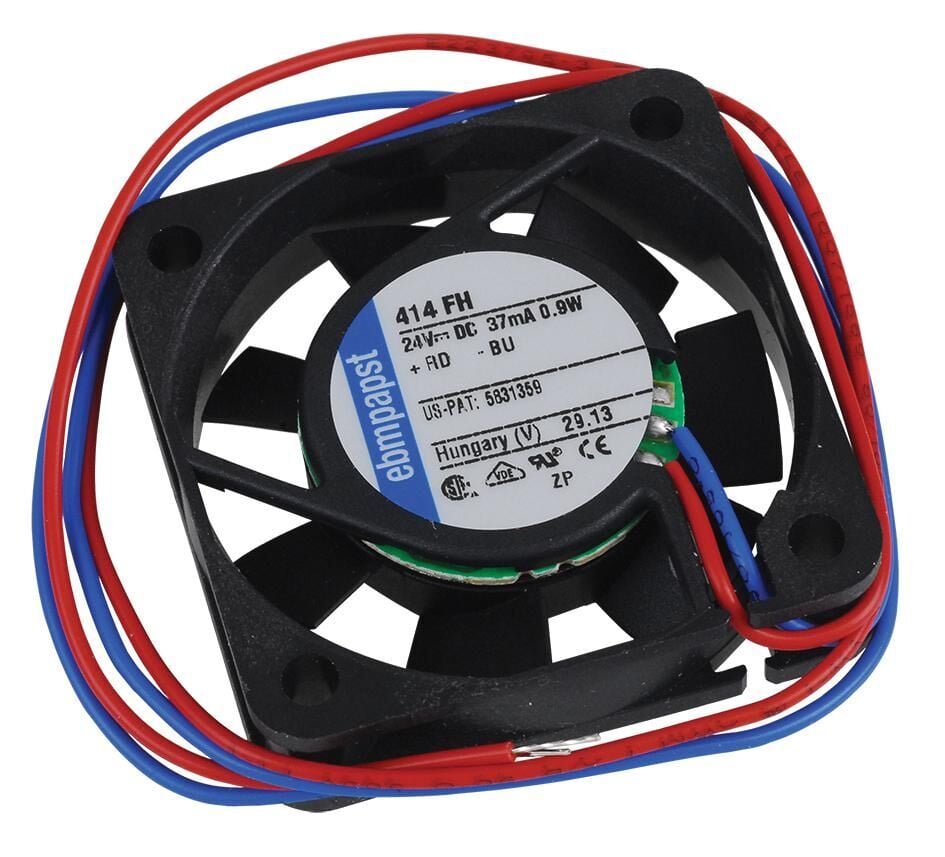 414FH | DC Fanları DC Tubeaxial Fan 40x40x10mm 24V DC 5.3CFM 0.9W 26dBA
