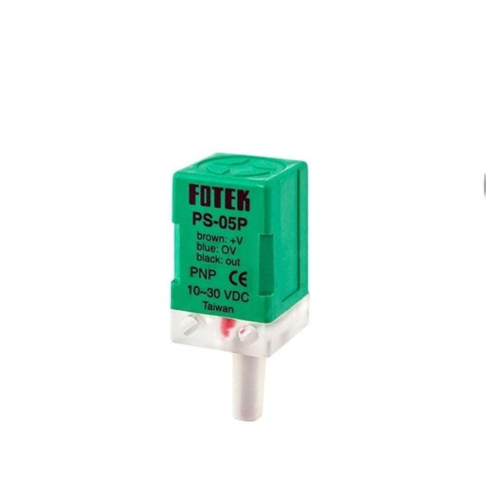 PS-05P FOTEK 17x17x28MM 10-30VDC BESLEME PNP NO 5MM ALGILAMA 2MT KABLOLU KÜBİK ENDÜKTİF SENSÖR