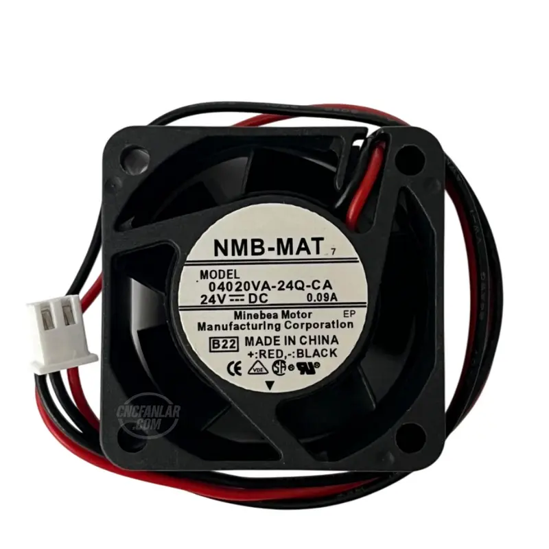 04020VA-24Q-CA | DC Fanları DC Tubeaxial Fan 40x40x20mm 24V DC